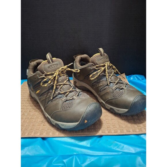 Keen Mens Brown Hiking Shoes Size 10.5 Waterproof - Picture 1 of 10